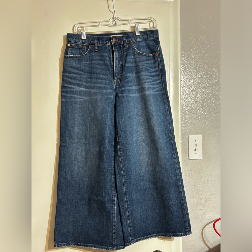 Madewell Wide-Leg Crop Jeans